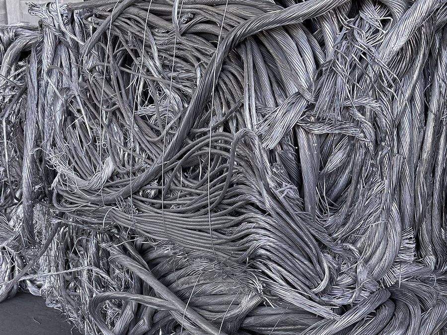 Pacas de cable de aluminio