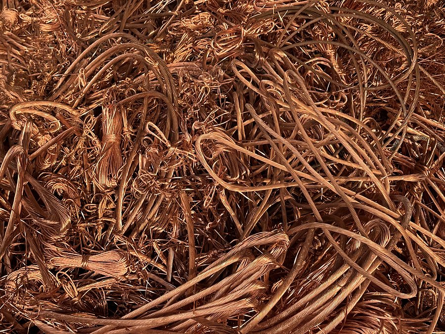 Cable de cobre brilloso clasificado